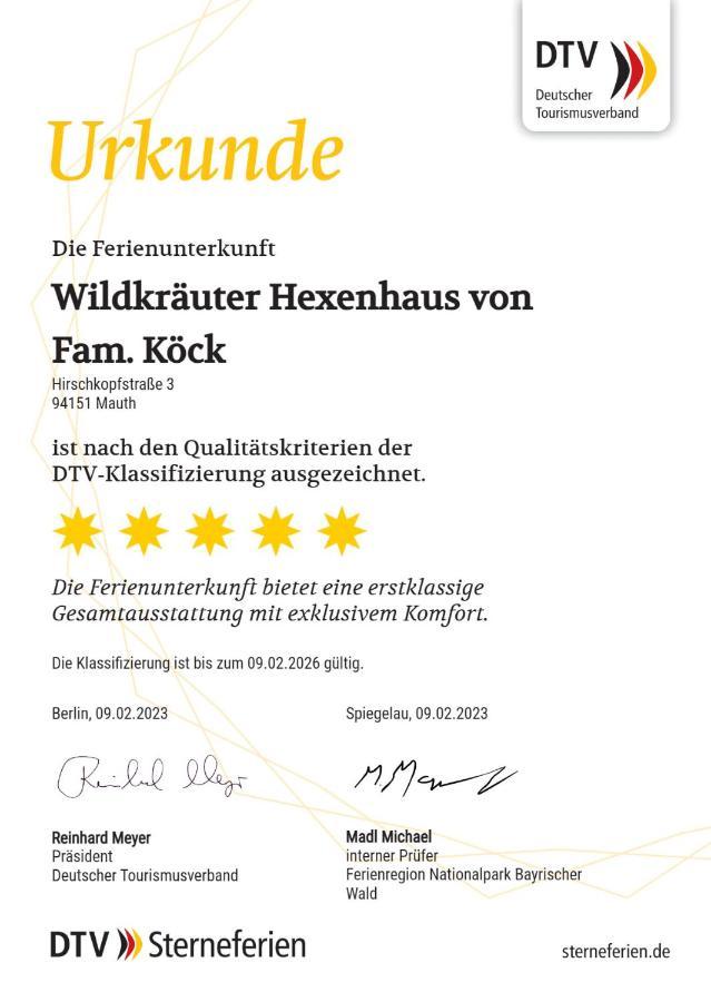 Вілла Wildkraeuter Hexenhaus Маут Екстер'єр фото